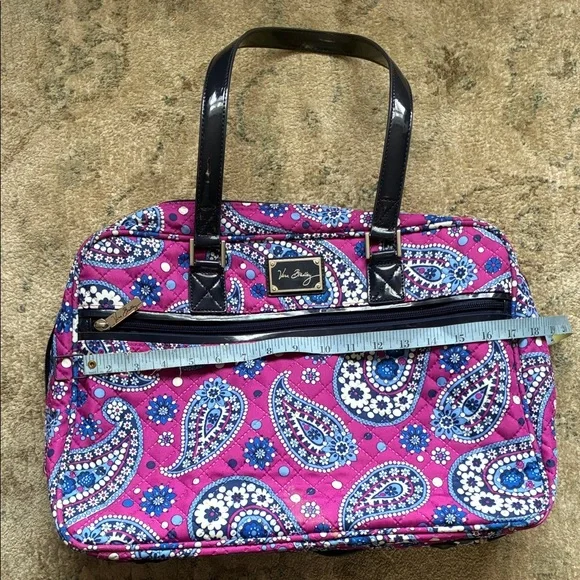 Vera Bradley Attaché Travel Companion Luggage Bag Boysenberry - Picture 9 of 12